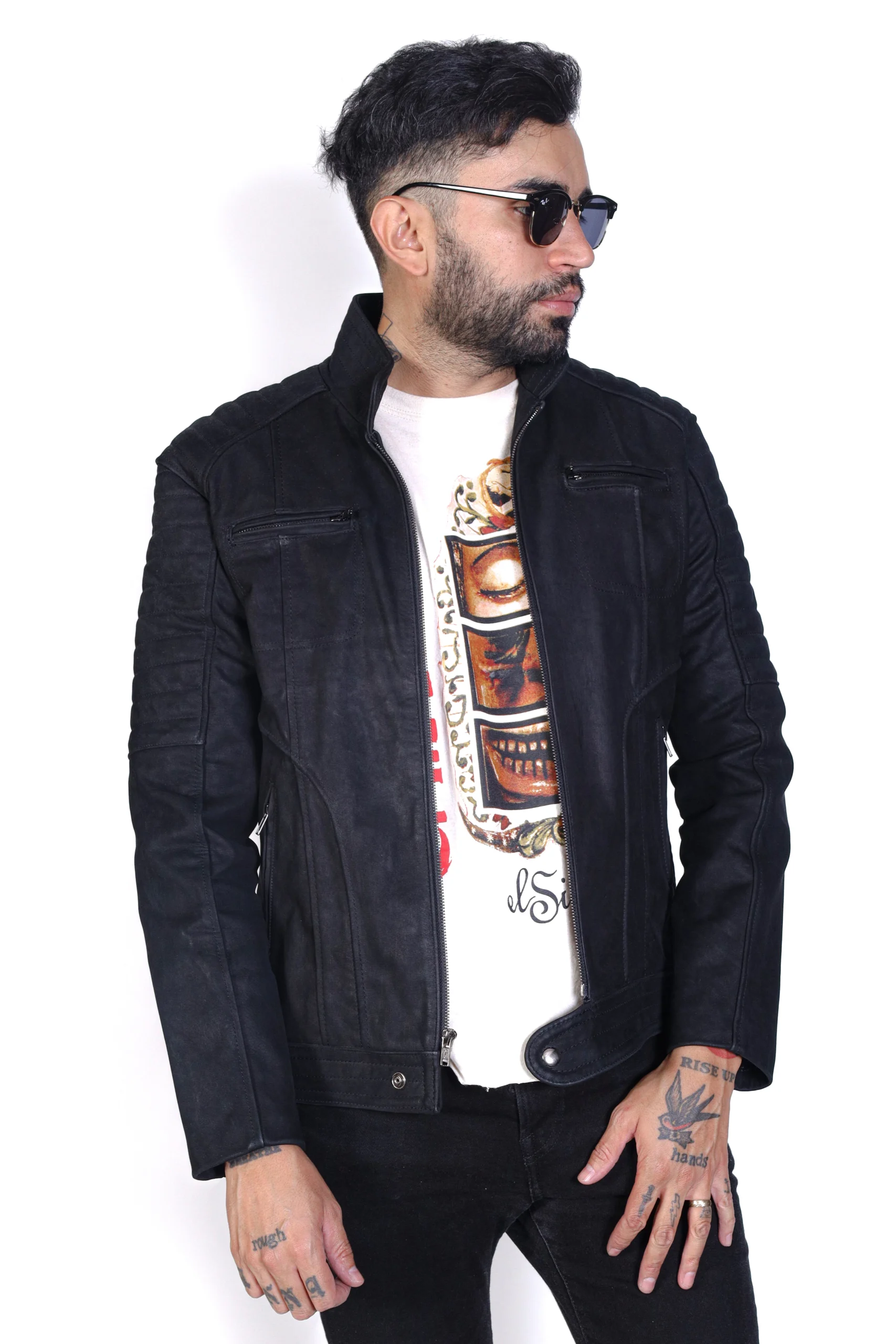 chamarra de cuero para hombre milan chamarra de cuero para hombre milan