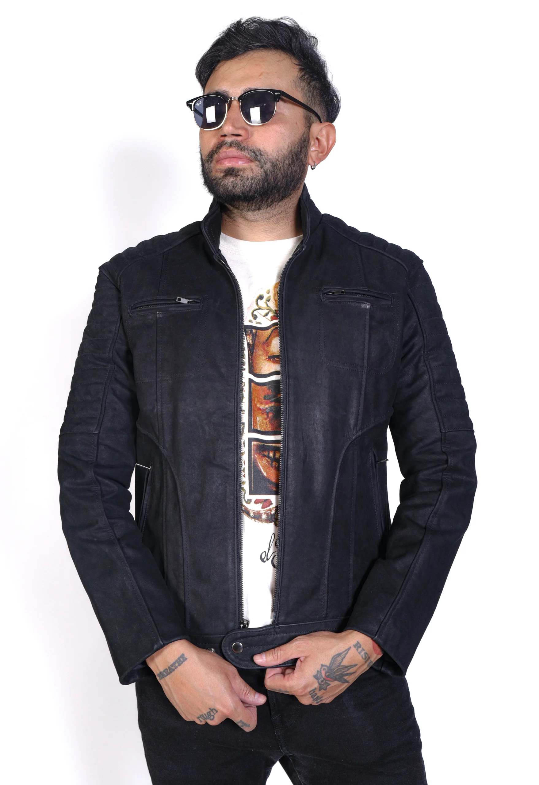 chamarra de cuero para hombre milan chamarra de cuero para hombre milan