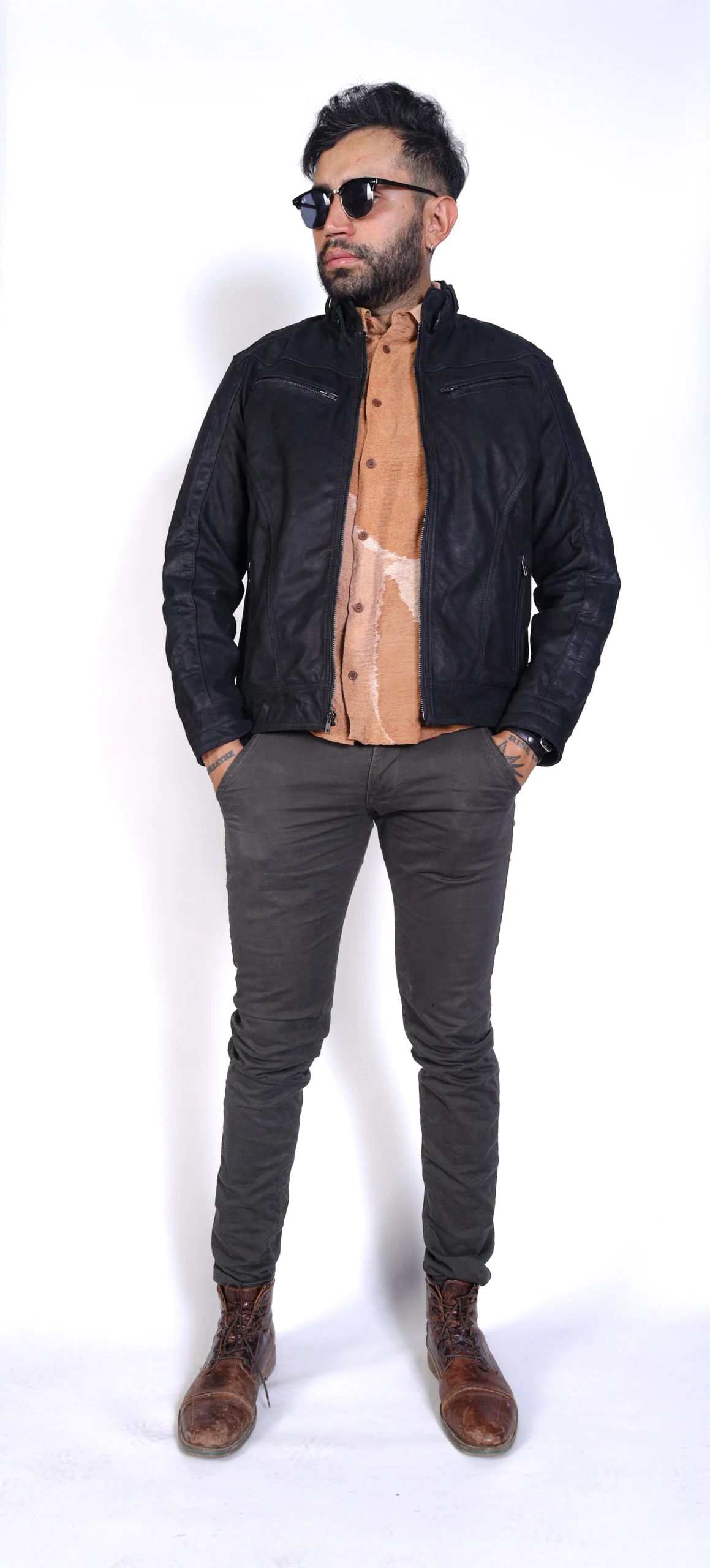 chamarra de piel para hombre galliano chamarra de piel para hombre galliano