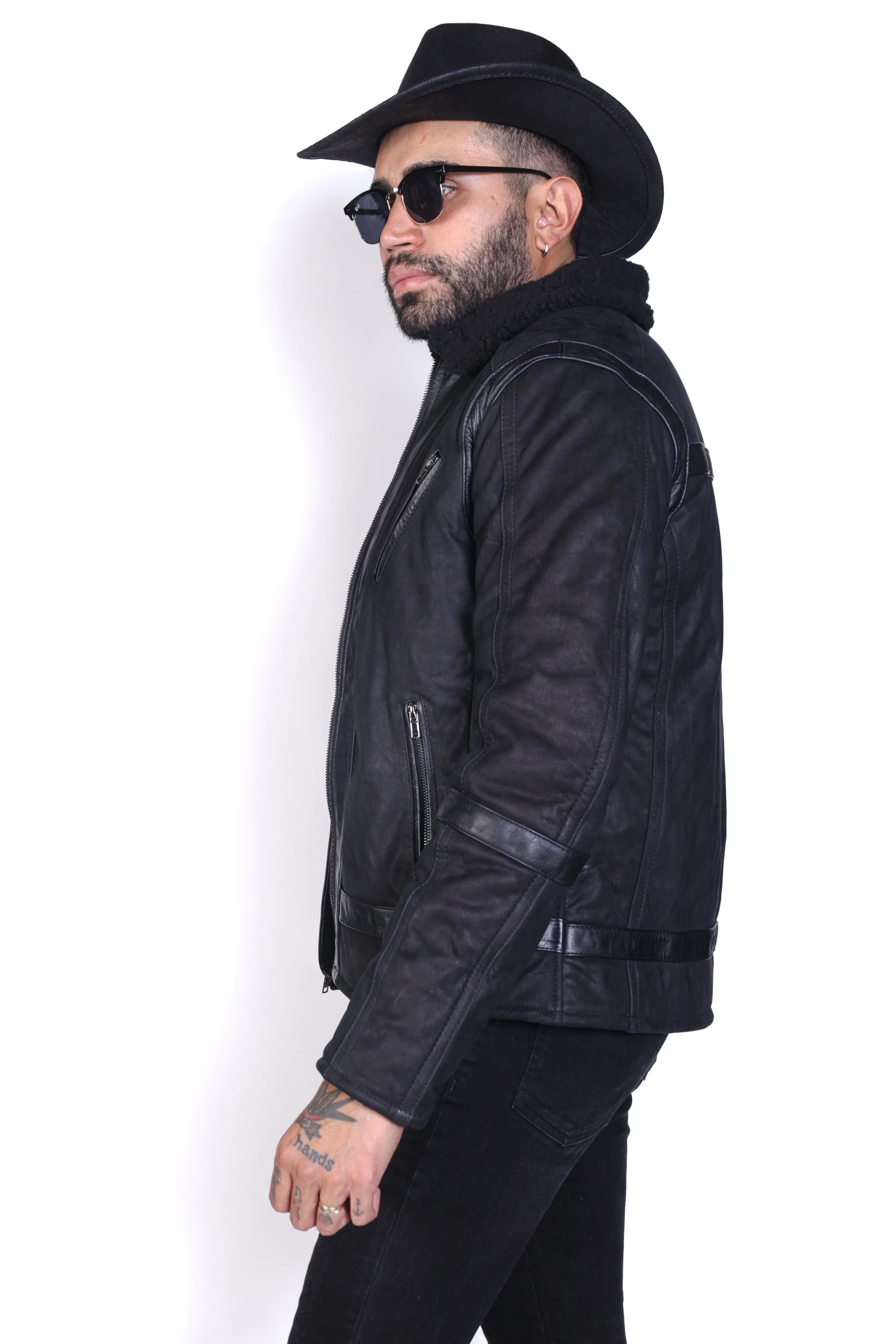 chamarra aborregada de piel vladimir para hombre chamarra aborregada de piel vladimir para hombre