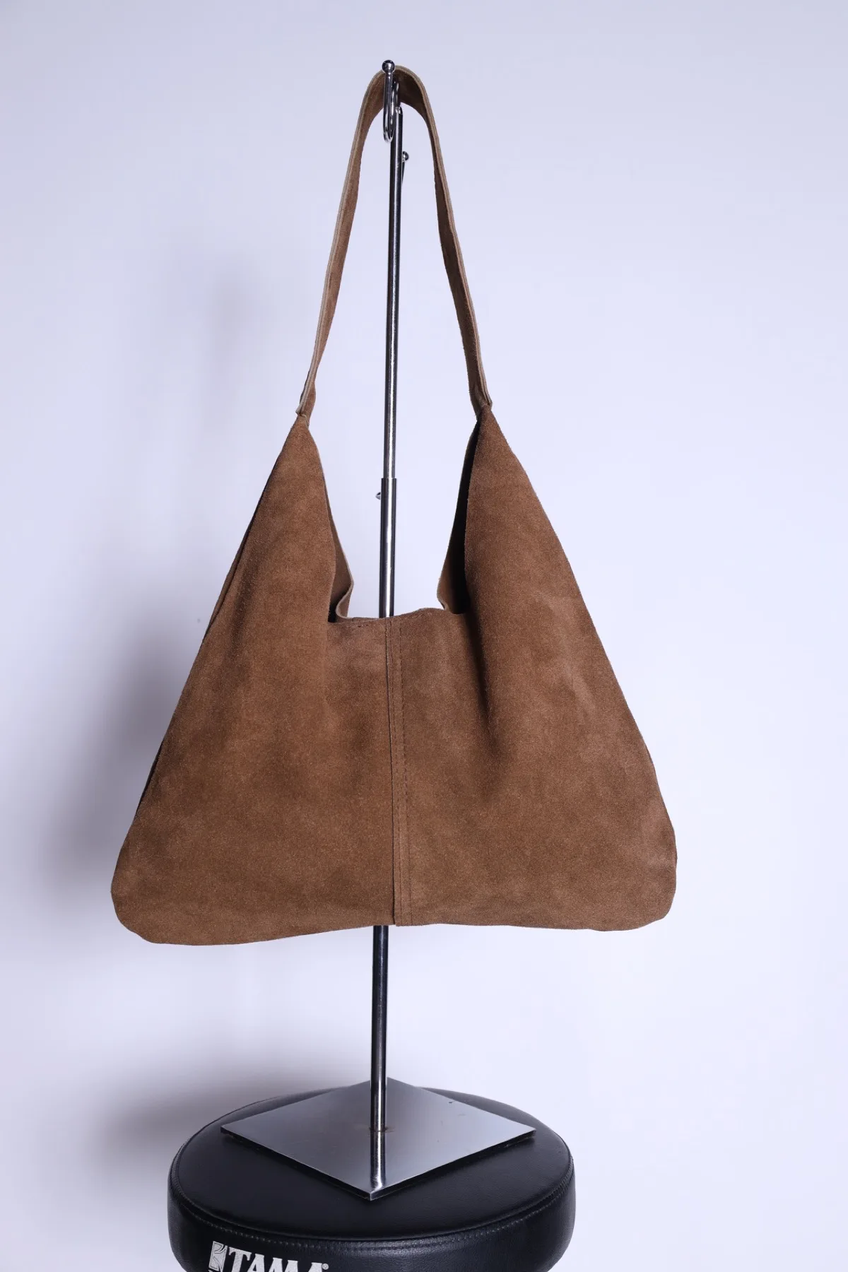 Bolsa Hobo Summer de gamuza color café