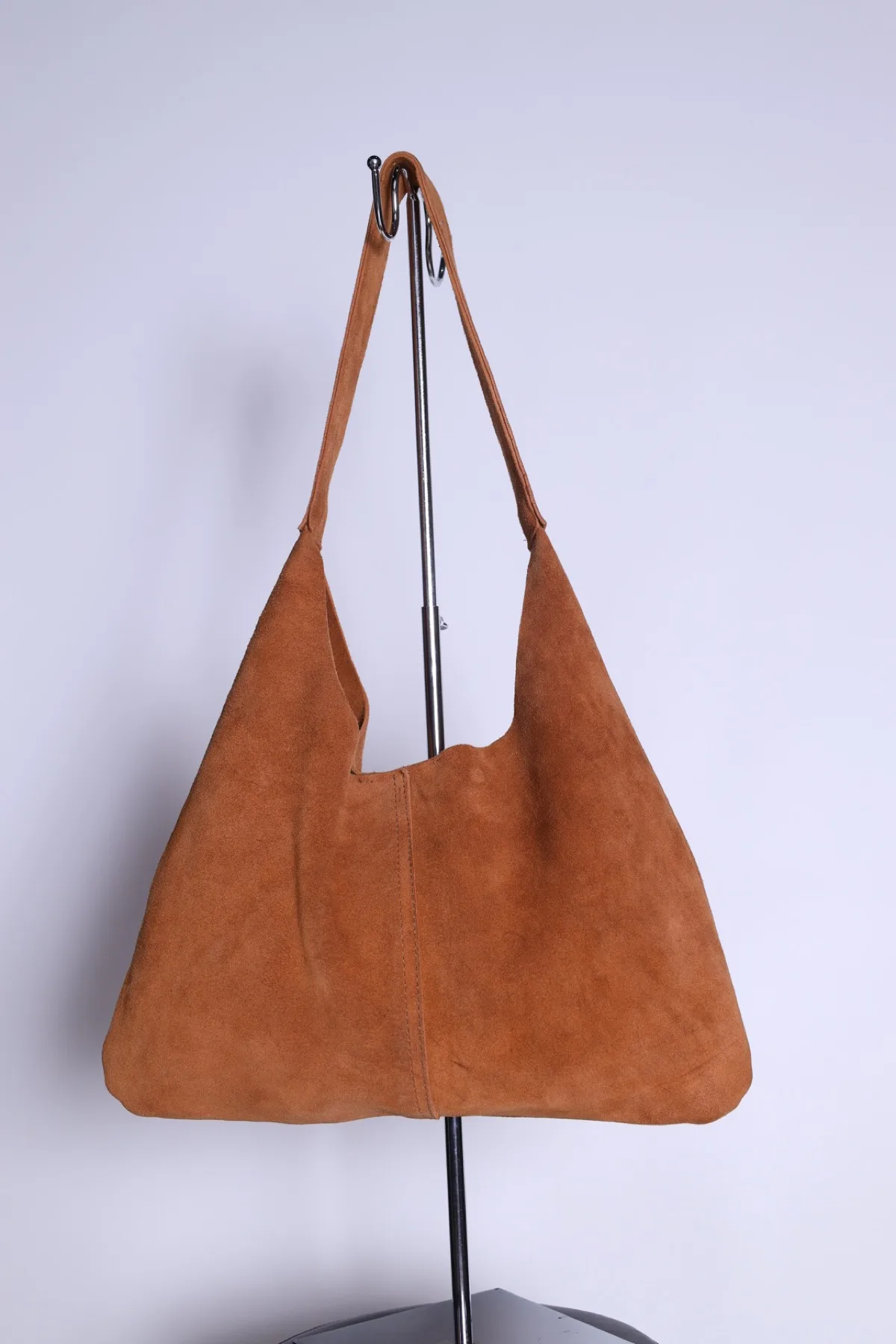 Bolsa Hobo Summer de gamuza color miel